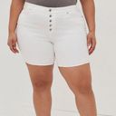 Torrid  Bermuda Vintage Stretch High-Rise Short in White Photo 2