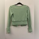 Urban Outfitters NWT  Out from Under Cropped Cardigan in Light Sage Green - XS Photo 4