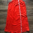 Liz Lange Maternity NWT  Hot Orange Braided Dress S Photo 5