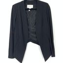 BCBGeneration  Women's Size S Open Front Blazer Jacket Long Sleeve Black Hi Low Photo 0