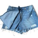 ZARA  Skort With Front Flap Size 4 Cute Skirt With Inside Shorts Distressed Style Photo 1