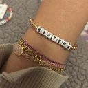 BaubleBar NWT Little Words Project - SISTERS Gold Filled and Crystal Photo 4