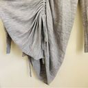 ALLSAINTS  Wren Wool Open Front Long Draped Cardigan Heather Grey size 12 Photo 5