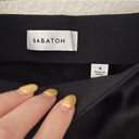 Babaton Black Slip Satin Mini Skirt Photo 4