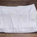 Lululemon  Pleat To Street Skirt Mid-Rise White Size 14 NWT Photo 1