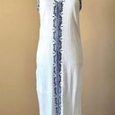 Romeo + Juliet Couture  | White Sleeveless Boho Maxi Dress Sz M Photo 0