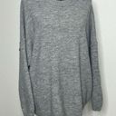 Zenana  size XL over sized gray sweater with exposed stitching Photo 0