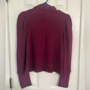 Chaser NWT  waffle knit long sleeve puff sleeve shirt size small Photo 2