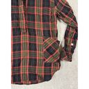 KAVU  Melita Shirt Plaid Flannel Cotton Rayon Pockets Womens Medium Small EUC Photo 3