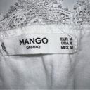 Mango 100% cotton off shoulder peasant midi dress button front size 6 Photo 12