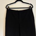 Oak + Fort wide straight leg twill trouser pants black Photo 1