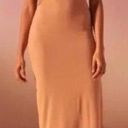 Abercrombie & Fitch Abercrombie Cut out tan maxi dress Photo 0