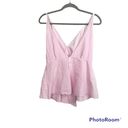 Mango MNG Suit pink asymmetric sleeveless tank blouse size S Photo 1