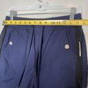 Anthropologie NWT Maeve  Tenley Twill Track Pant Joggers Navy Size Small Photo 13