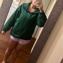 Green Quarter Zip Pullover Size L Photo 2