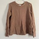 Old Navy 🦋  Tan Brown Crewneck Sweater Neutral Casual Comfy Fall Large Photo 0