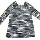 LuLaRoe NWT  Mark Shirt medium black and white stripes long sleeves Photo 0