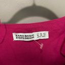 ZARA Pink Crossover Crop Top Photo 1