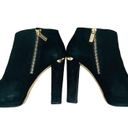 Michael Kors  Haven Bootie Black Suede Ankle Boots Photo 3