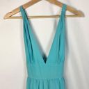 Yumi Kim  Enchanted Aqua Blue Silk Maxi Dress M Photo 2