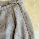 Pendleton  Beige Diagonal Plaid Vintage Wool Womens Size 12 Pencil Knee Length Photo 5