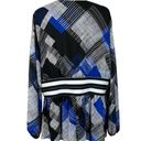 Lane Bryant  SZ 22/24 Top Surplice V-Neck Empire Waist Long Sleeve Geometric Photo 3