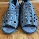 Arche Drick‎ Slip On Flat Shoes Women SZ 6 Silver Lightweight Breathable Photo 8