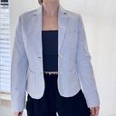 Tommy Hilfiger Vintage 90s  Pinstripe Linen Blazer - Blue/White - 4 Photo 0