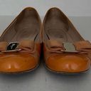 Salvatore Ferragamo Ferragamo Varina Flat Apricot Patent Leather Photo 5