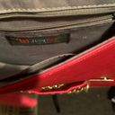 JustFab  Red Purse with Gold Chain Detail Photo 2