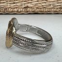 infinity Vintage Gold & Silver Tone  Knot Braided Bangle Bracelet Classic Classy Photo 1