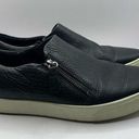 Ecco  Sneakers Zip  Women`s Size 41 US 10.5 Black Slip On Leather Photo 0