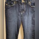 Paige  Skyline Blue Dark Wash Bootcut Mid Rise Jeans Size 27 In Michelle Photo 10