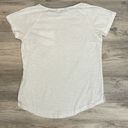 Tommy Hilfiger White Eyelet Front Solid Back Short Sleeve Round Neck Tee Size M Photo 5