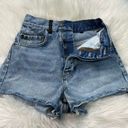 The Kooples  High Rise Denim Shorts Photo 3