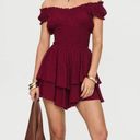 Princess Polly Size 8  Love Galore Romper Deep Cherry Red Photo 1