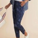 Marine layer  Re-Spun Allison Pant in Navy Floral 13197 Small Photo 10