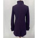 Banana Republic  Italian Wool Blend Peacoat Ruffle Detail Womens size Small Tall Photo 8