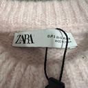 ZARA NWT  baby light pink fluffy sweater Photo 3