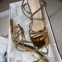 heels Gold Size 6.5 Photo 1