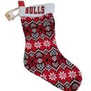 Genuine Merchandise Chicago Bull Knit Christmas Stocking Gift NWT Photo 0