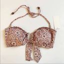 Eberjay Eberjey Bindi Paisely Cecily Bikini Top NWT L Photo 2