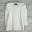 Tuckernuck  Pomander Place VESTY Blouse/Top Puff Sleeve Size XS White Photo 8