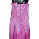 City Triangles  Y2K 90s Prom Dress Iridescent Pink Blue Crinkle Beaded 9 Juniors Photo 1