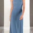 Sorella Vita New w/ Tags  Dusty Blue Maxi Formal Gown Dress Womens size Medium 10 Photo 0