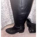 Ralph Lauren  Women's Black Riding Boots Size 6.5 Knee-High Zip Photo 2