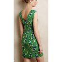 Tracy Reese Plenty  Sleeveless Sheath Dress Green Size 8 Confetti A Line Cotton Photo 1