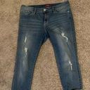 Guess distressed Capri jeans Photo 0