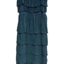 Cinq à Sept NEW  Elaine Ruffle Tier Midi Dress Indigo Blue Photo 2