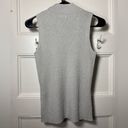 August Silk  | Silk Blent Metallic Ribbed Mock Neck Sweater Top Photo 6